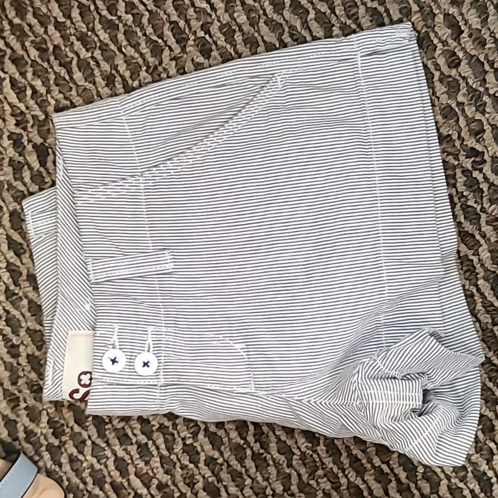 Pinstripe shorts